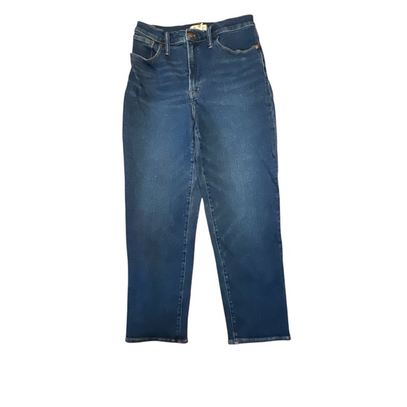 Madewell Dark Blue Straight Leg Jeans 30” - Picture 8 of 10